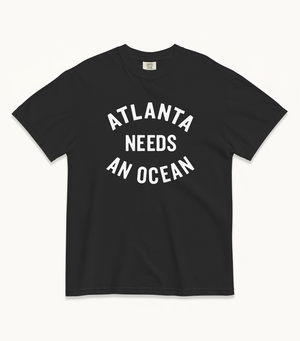Atlanta NEEDS AN OCEAN Tees (Black & Navy)
