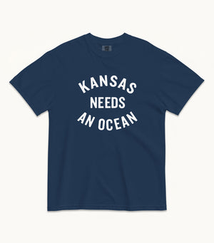 Kansas NEEDS AN OCEAN Tee