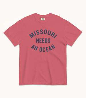 Missouri NEEDS AN OCEAN Tees (Chambray, Ivory, Watermelon)