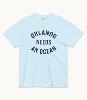Orlando NEEDS AN OCEAN Tees (Chambray, Ivory, Watermelon)