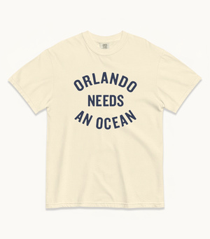 Orlando NEEDS AN OCEAN Tees (Chambray, Ivory, Watermelon)