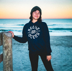 Pearl Diver Hoodie - Navy