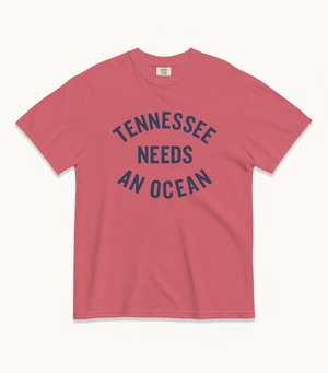 Tennessee NEEDS AN OCEAN Tee (Chambray, Ivory, Watermelon)