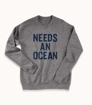 Stacked Grey Triblend Sweatshirt