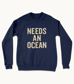 Stacked Navy Sweatshirt